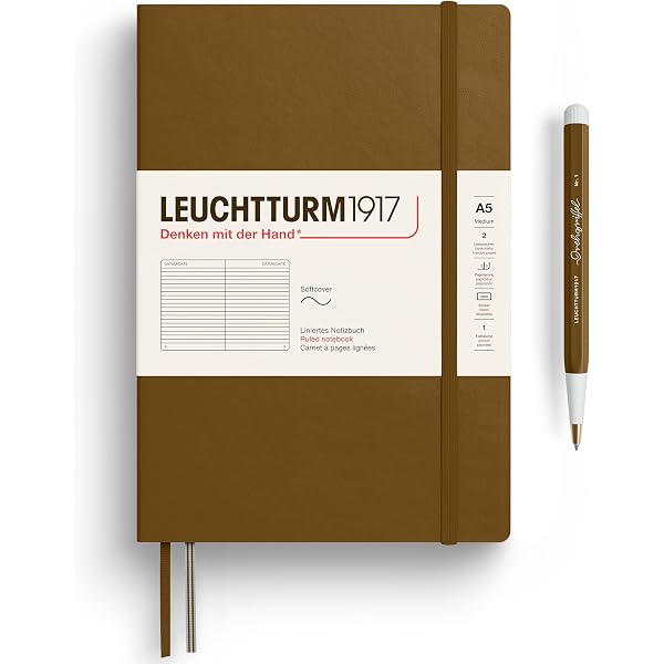 Amazon.com : LEUCHTTURM1917 - Notebook Softcover Medium A5-123